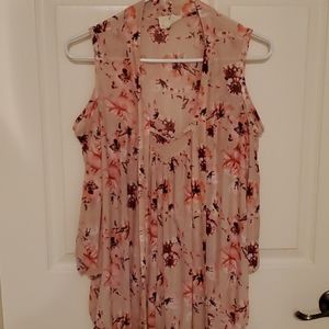 Cold shoulder blouse